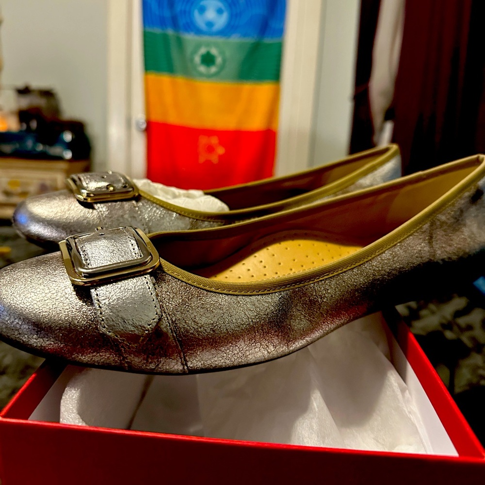 Silver flats brand new condition